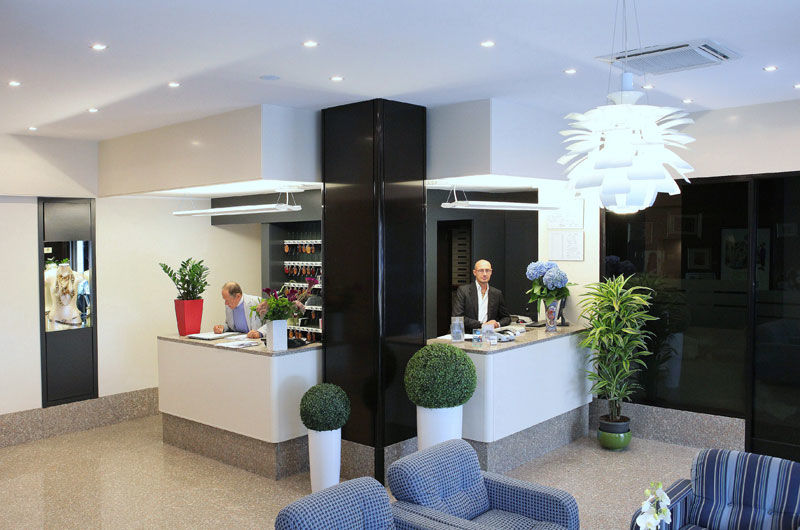 Hotel Mennini Mailand Interior foto